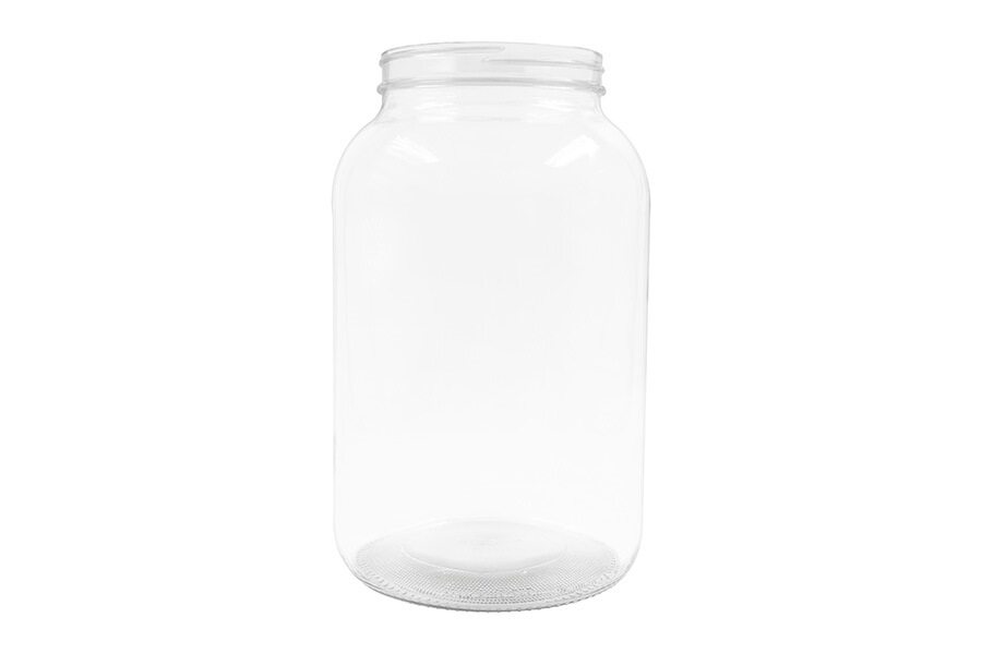 1 gal clear glass jar (neck finish: 110-400)