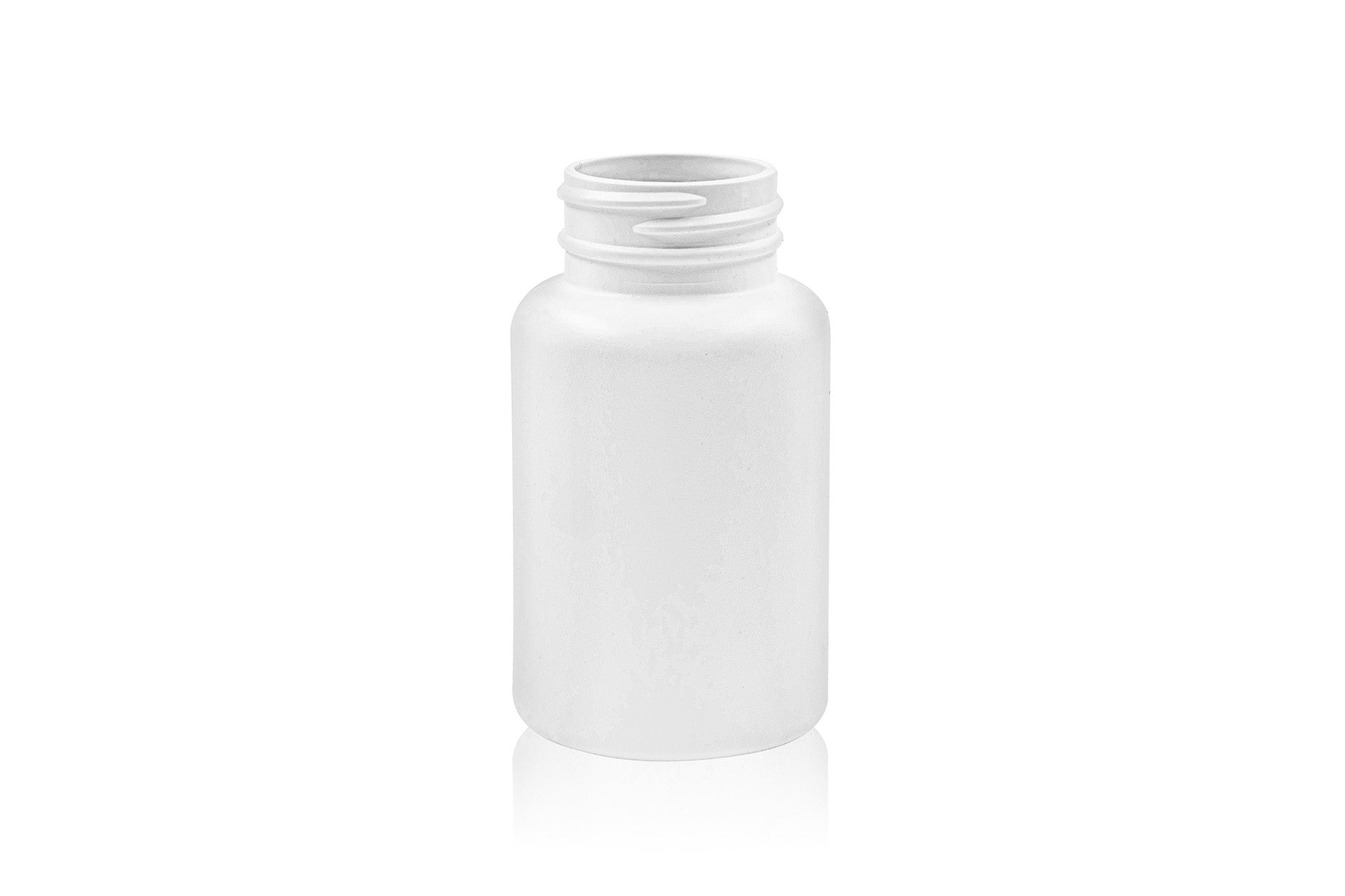 150 cc White HDPE Round Packer Bottle 38-400