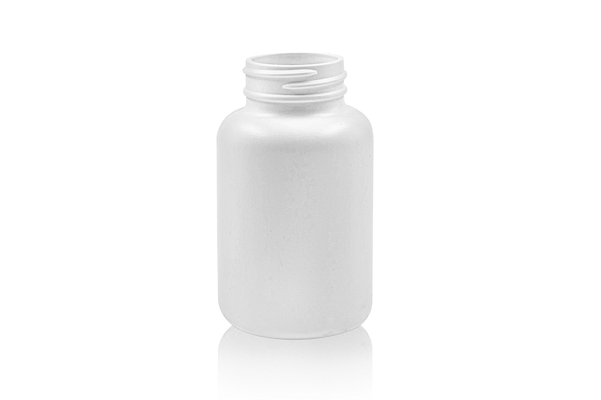 175 cc White HDPE Round Packer Bottle 38-400