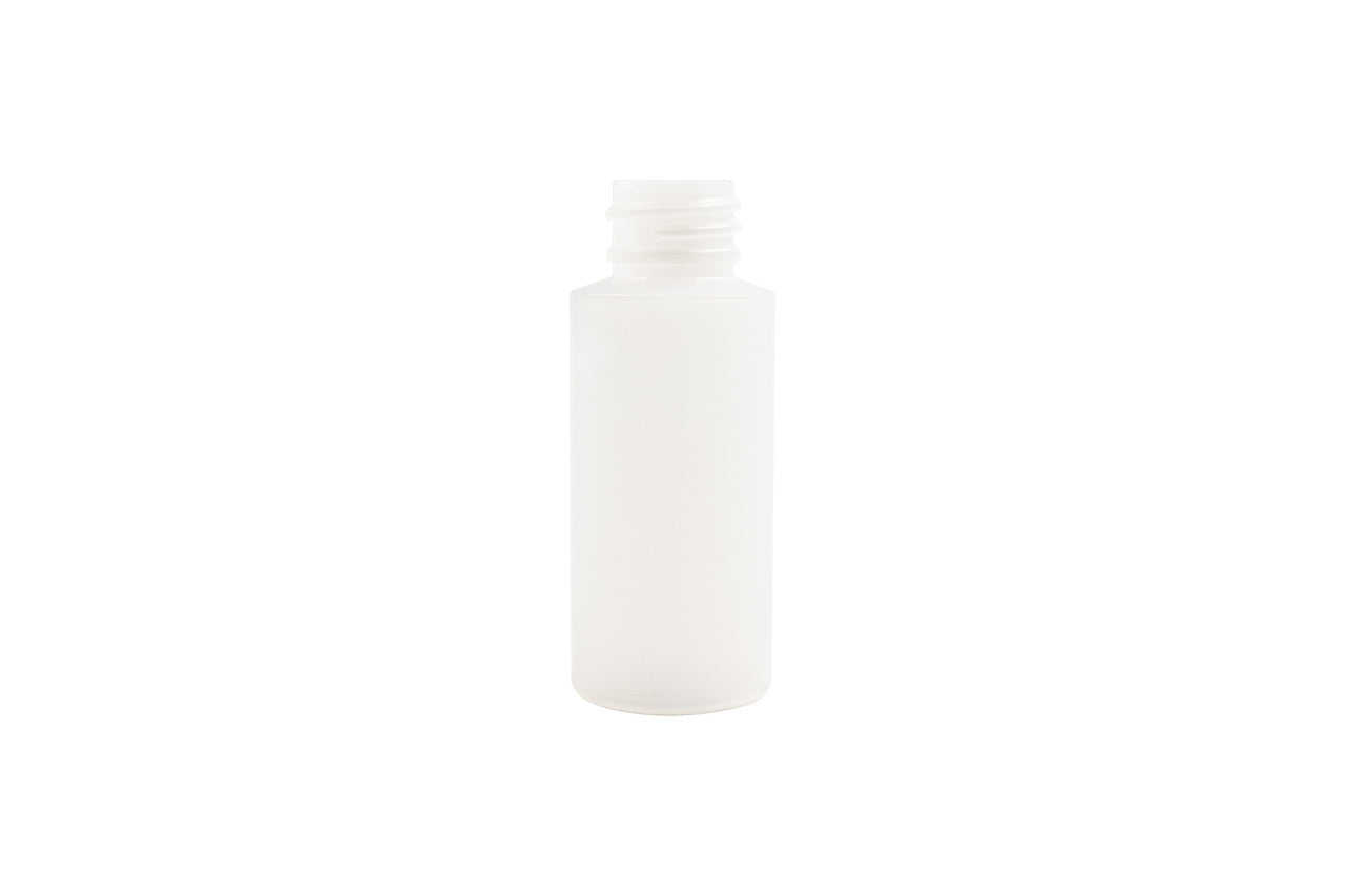 1 oz Natural HDPE Tall Cylinder Round Bottle 20-410