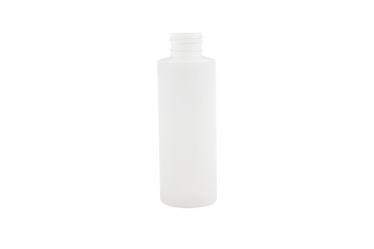 4 oz Natural HDPE Round Cylinder Bottle 24-410