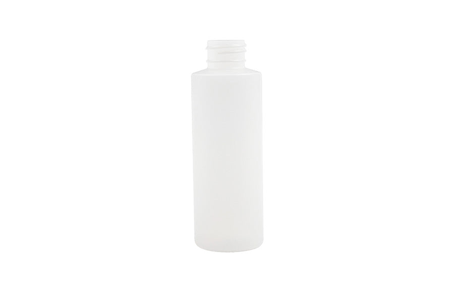 Bouteille cylindrique ronde en PEHD naturel de 4 oz 24-410
