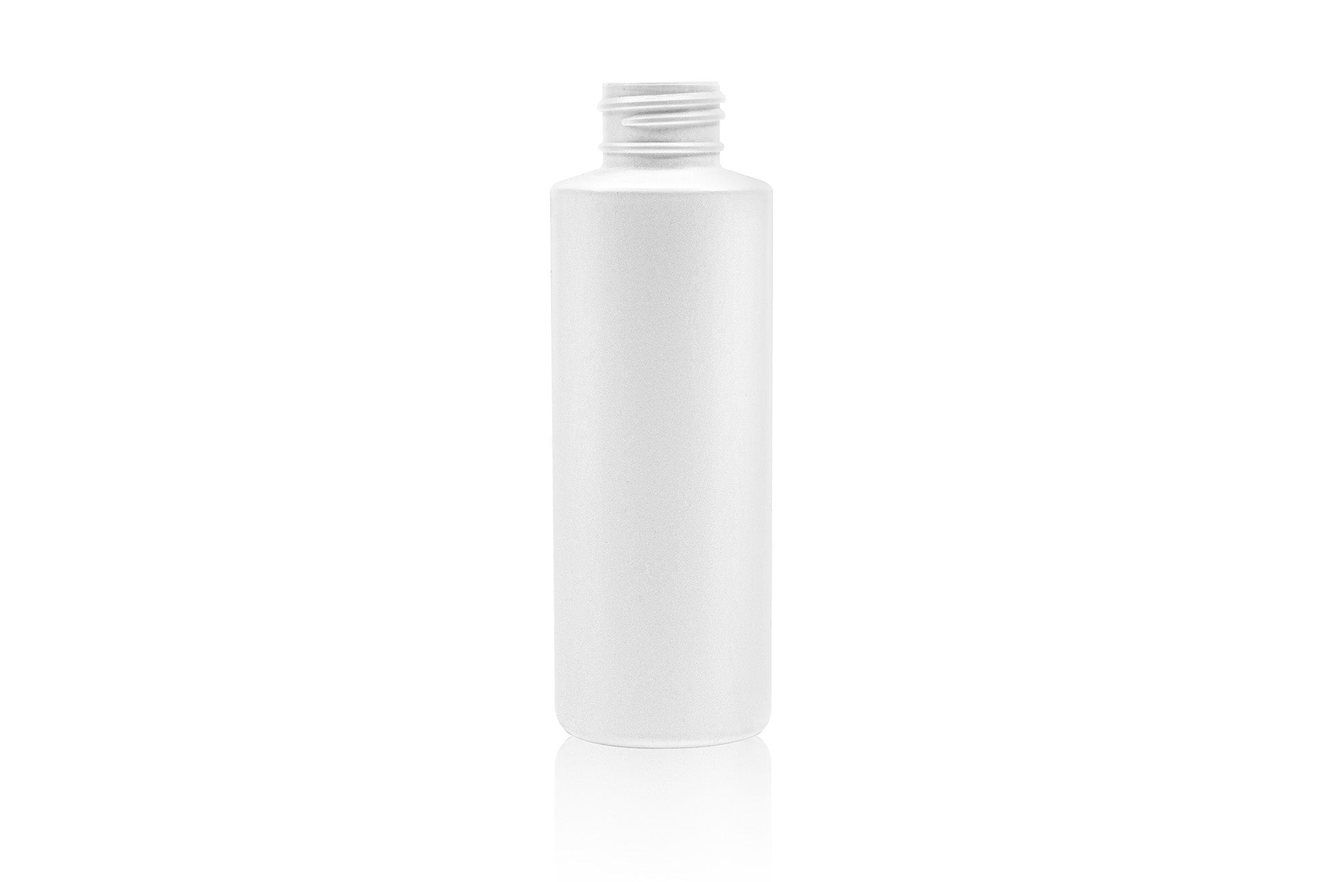 Bouteille cylindrique ronde en PEHD blanc de 4 oz 24-410