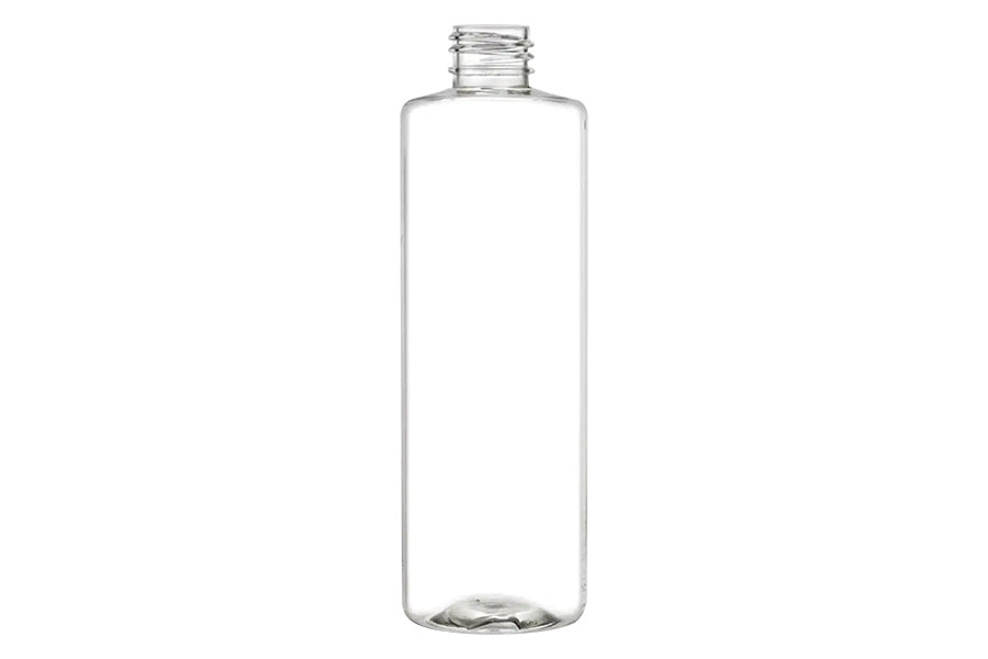 8 oz Clear PET Boston Round 24-410