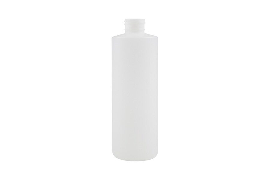 250 ml Natural HDPE Round Cylinder Bottle 24-410