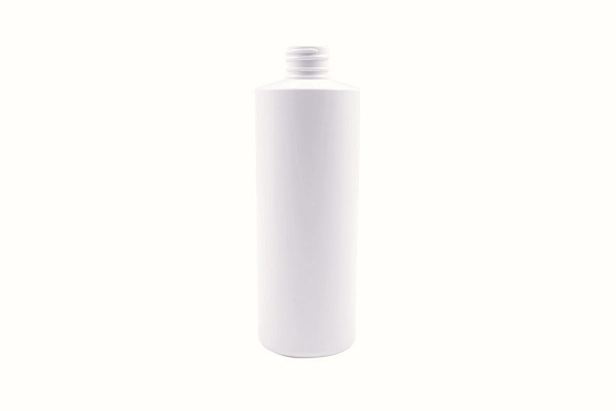 500 ml white plastic bottle (neck finish: 28-410)