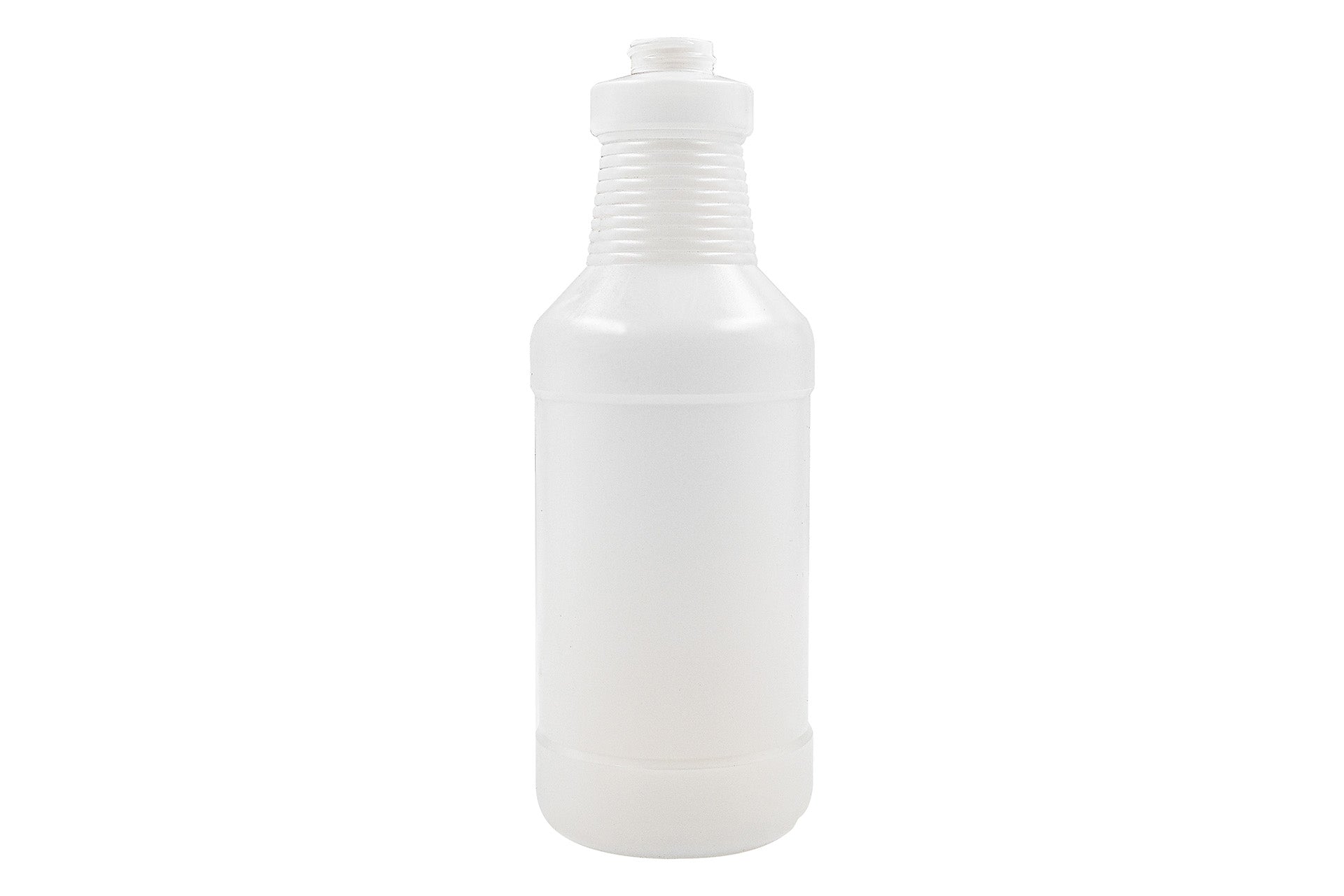 Bouteille cylindrique à col rond en PEHD naturel de 1 L 28-400
