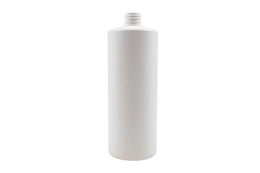 1 L white plastic bottle (neck finish: 28-410)