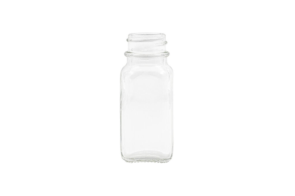 1 OZ Clear French Square Style Bottle 24-400