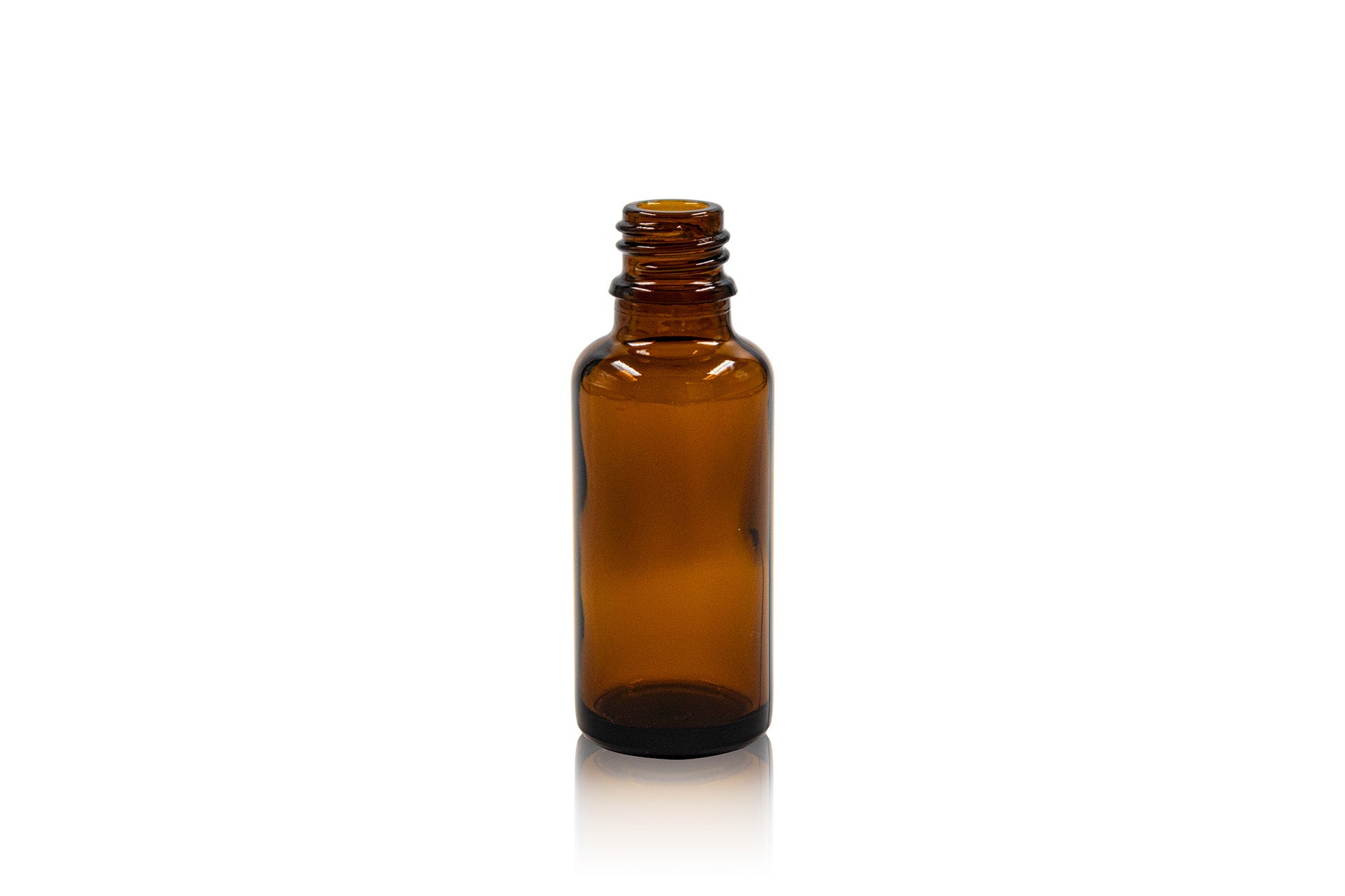 Flacon compte-gouttes en verre ambré de 30 ml 18 GL