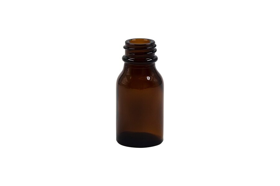 15 ml amber glass bottle (neck finish: 63 mm)