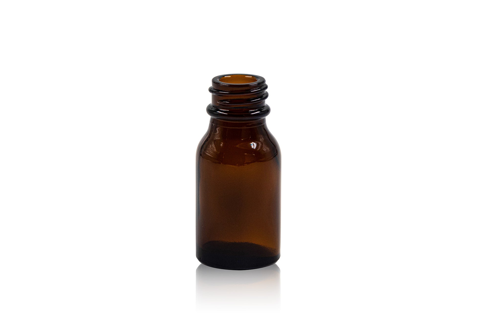 Bouteille ronde Winchester en verre ambré de 10 ml 20-400