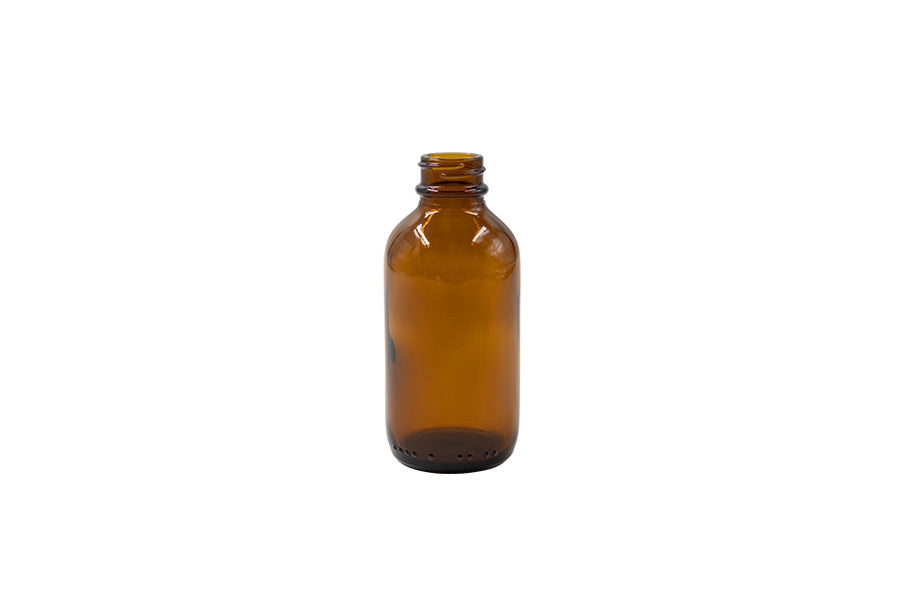 100 ml amber glass bottle (neck finish: 24-400)
