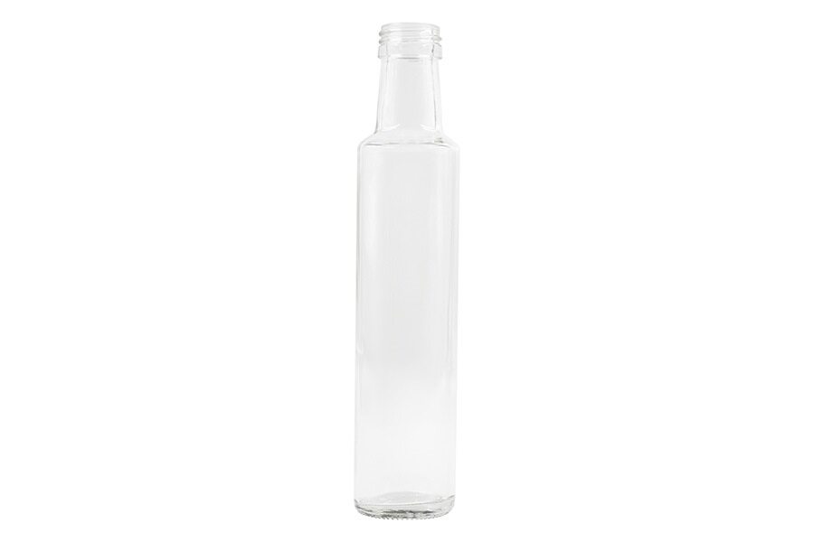 250 ml Clear Glass Round Olive Oil Bottle 31.5 mm ROPP