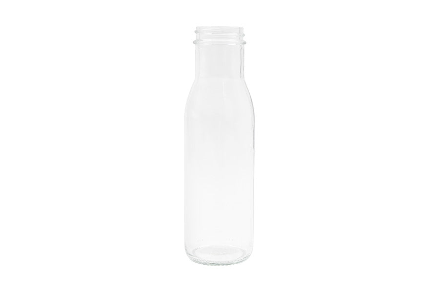 8 oz Clear Glass Universal Bottle 38-400