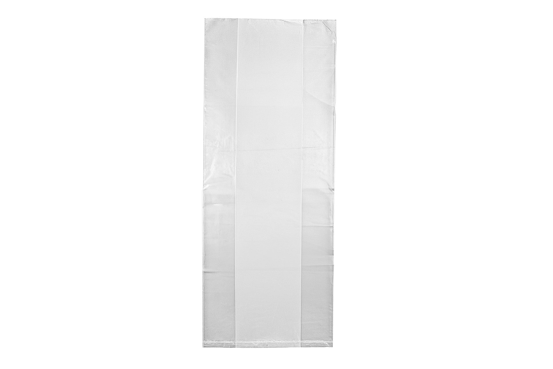 Clear plastic LDPE stock bag