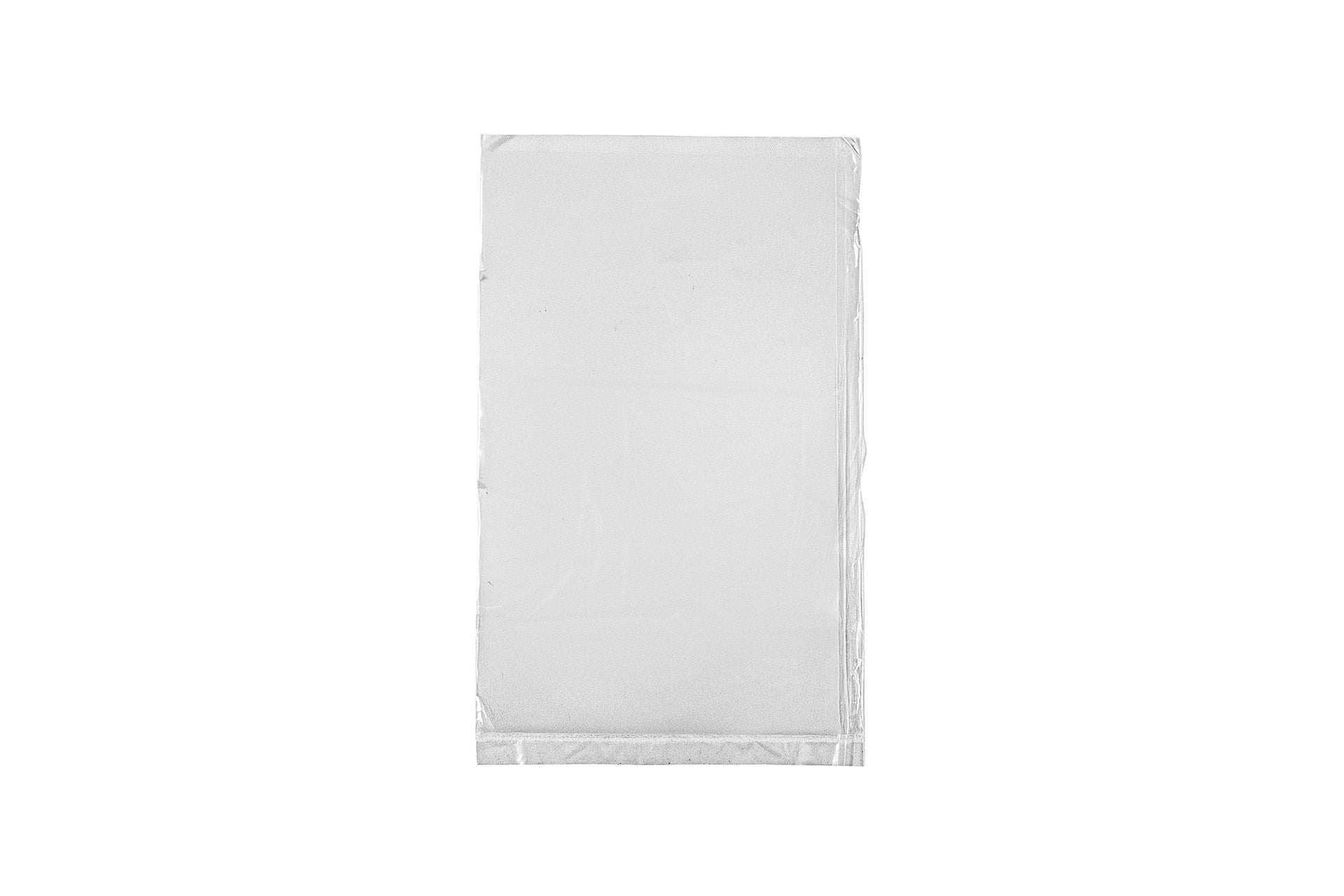 Clear plastic LDPE stock bag