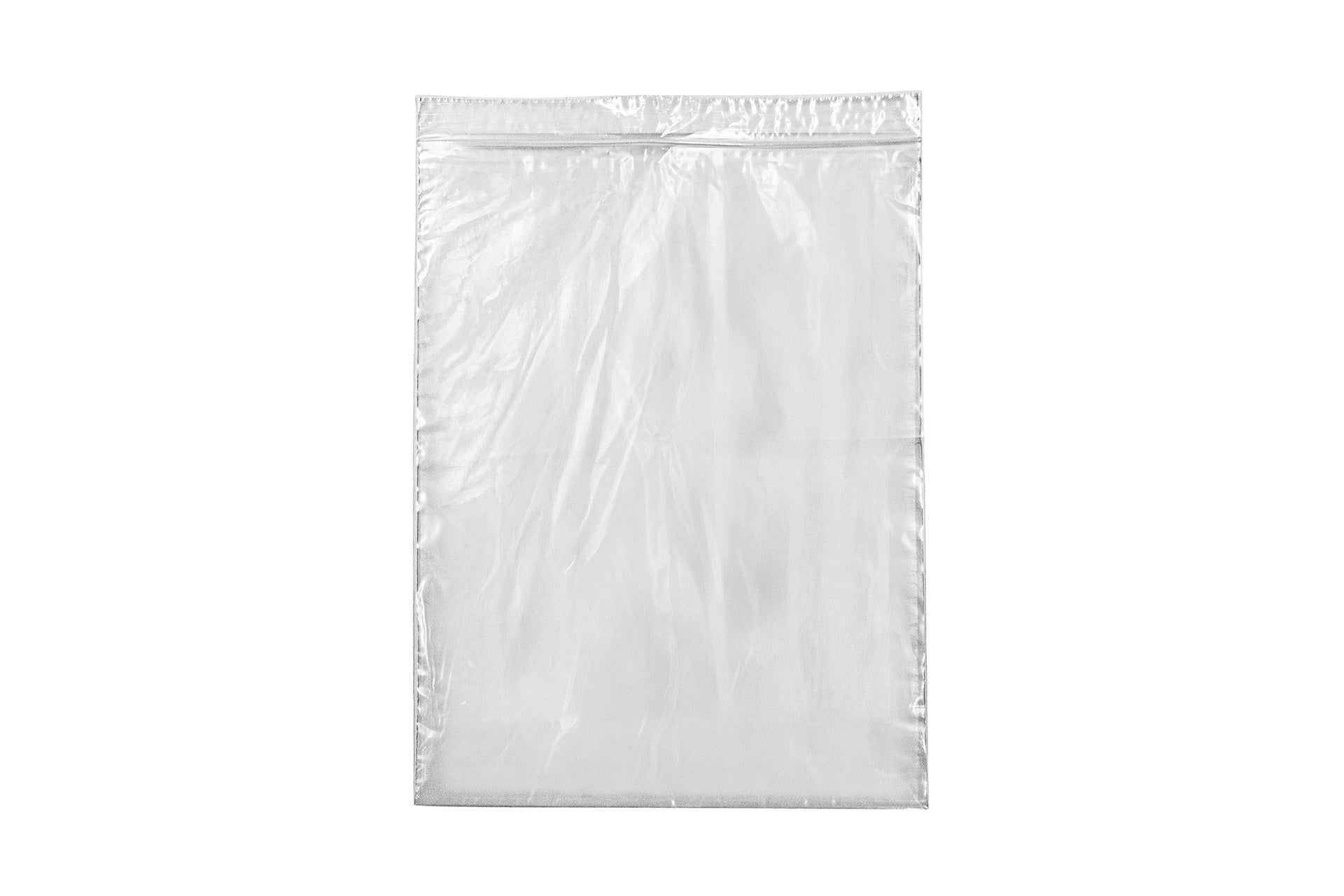 A clear plastic resealable bag
