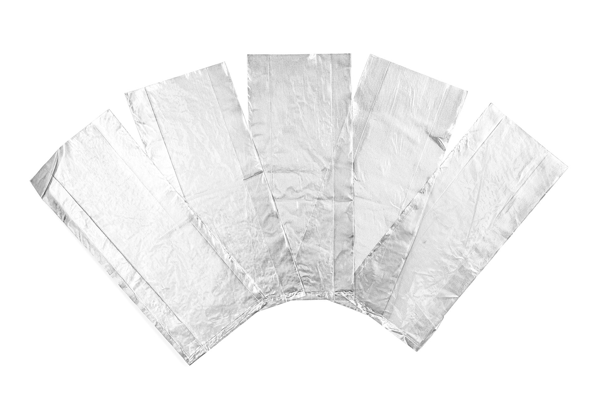 Clear plastic LDPE stock bag