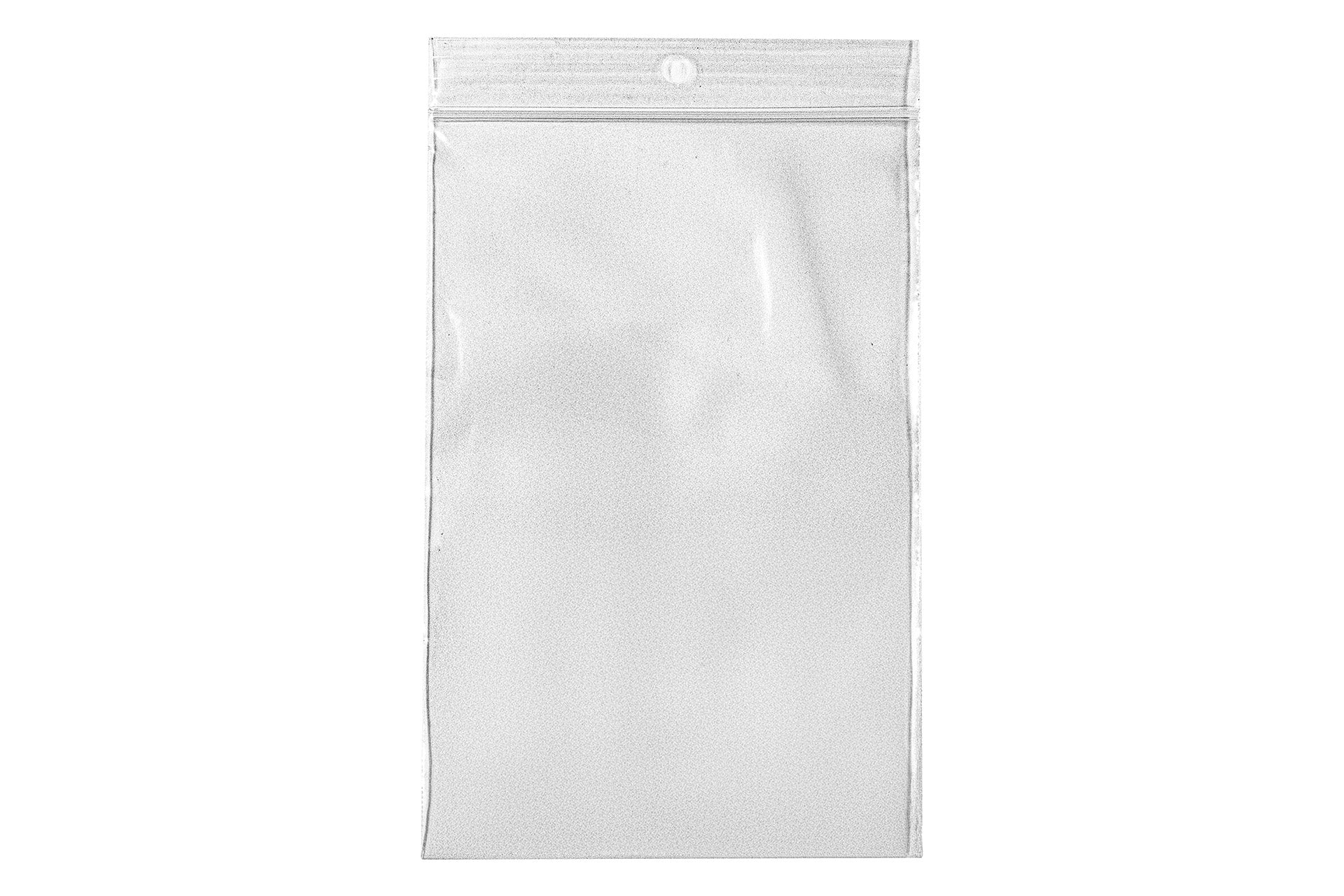 Clear LDPE plastic resealable pouch bag