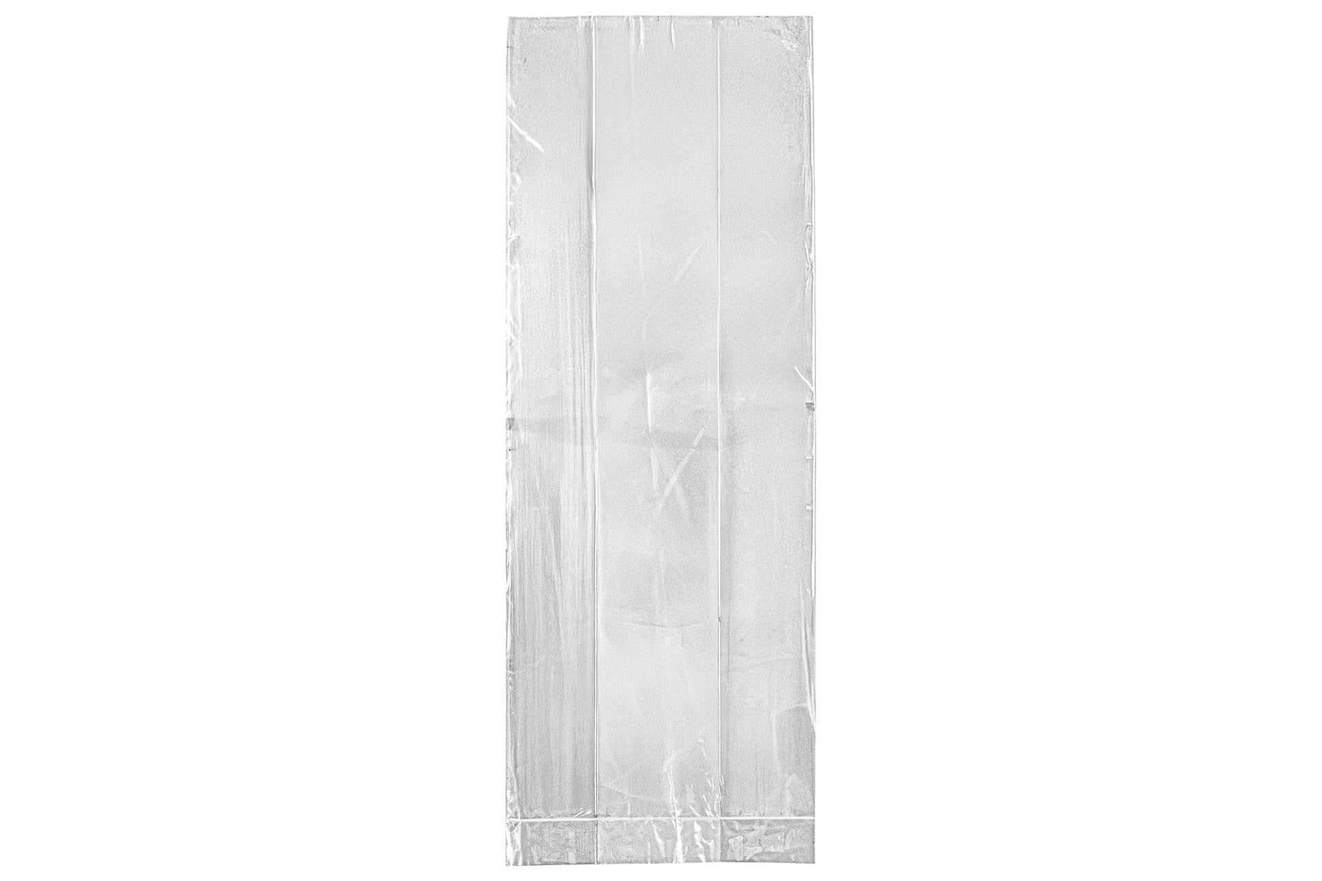Clear plastic LDPE stock bag