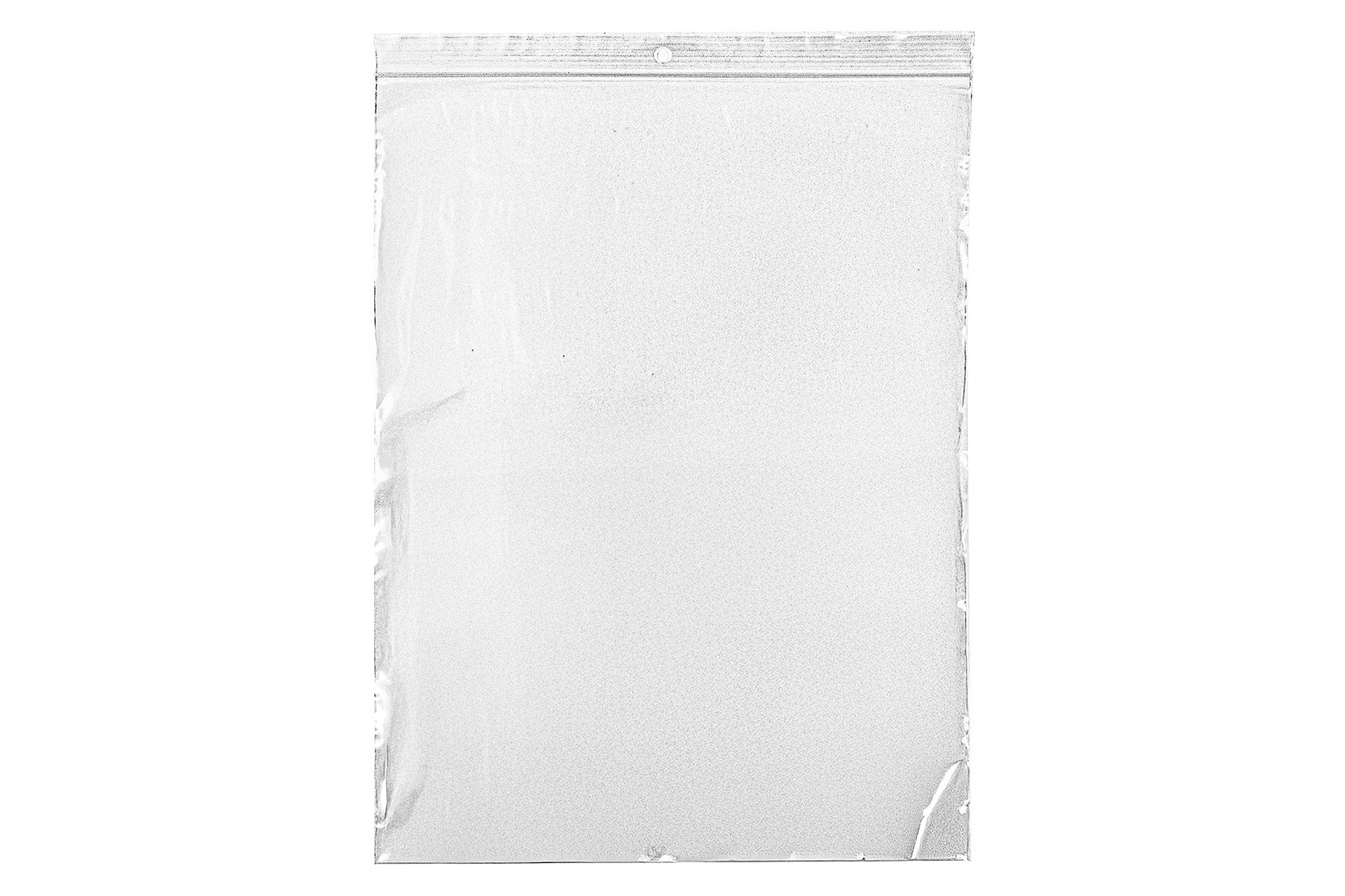 clear LDPE plastic reseal bag with zip-lock closure