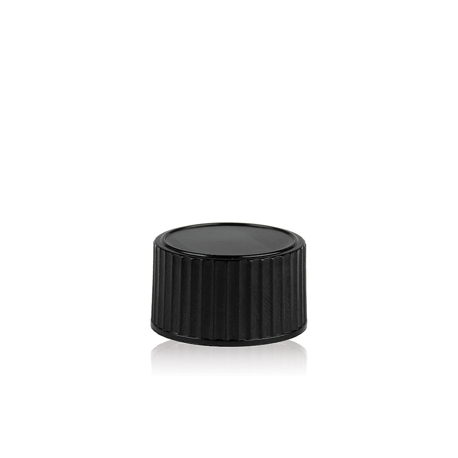 Bouchon conique en polyéthylène haute densité phénolique noir 20-400