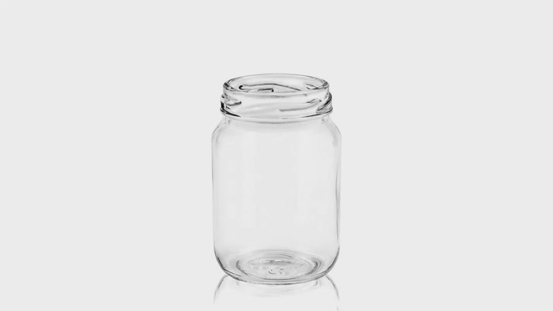 125 ml Clear Glass Round Universal Jar