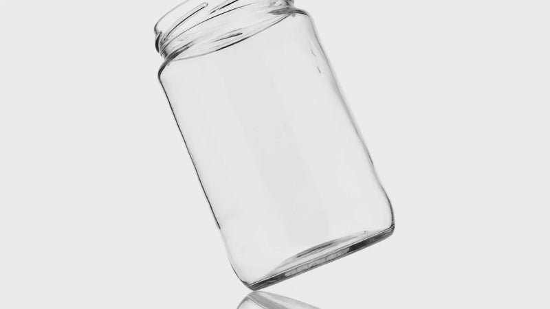 750 ml Clear Glass Short Cylinder