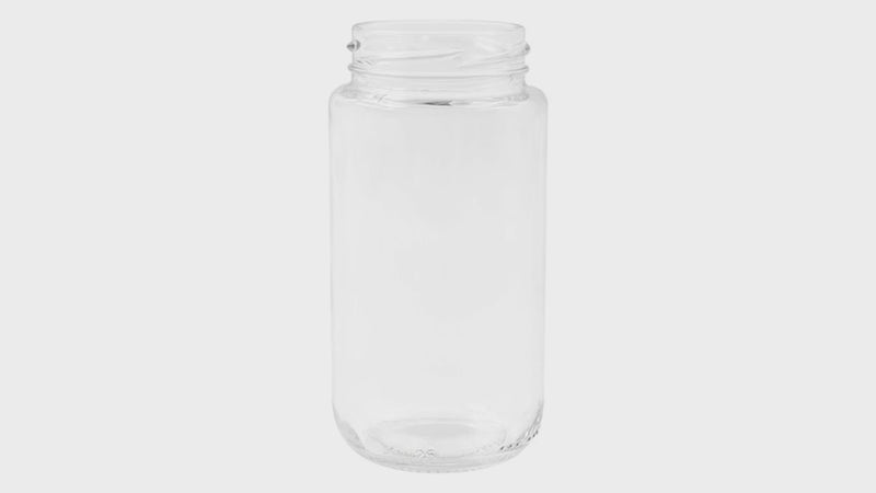 250 ml Clear Glass Tall Cylinder Jar