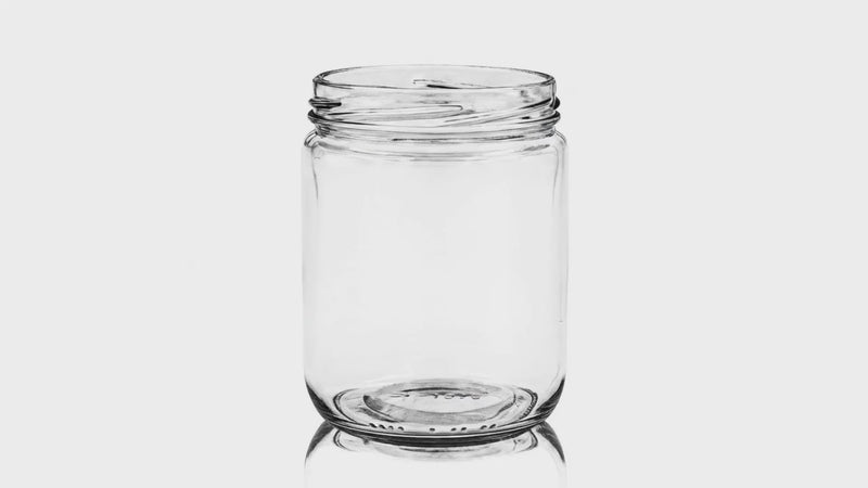 500 ml Clear Glass Round Short Cylinder